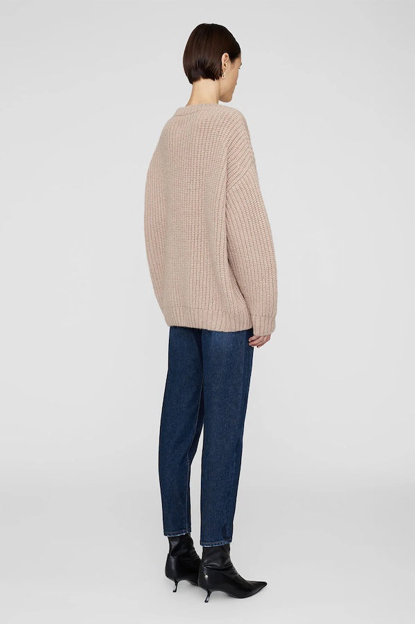 SYDNEY CREW SWEATER - CAMEL