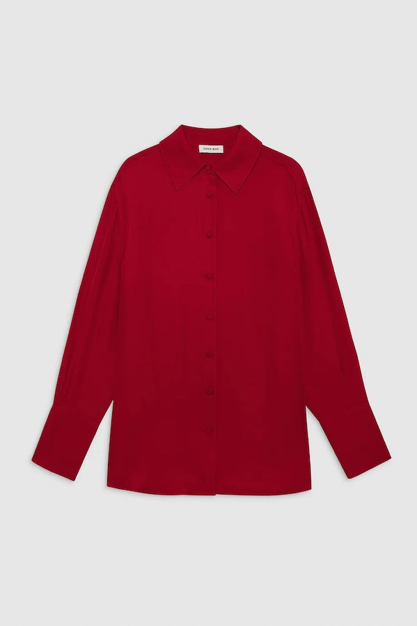 BRIDGET SHIRT - SCARLET RED