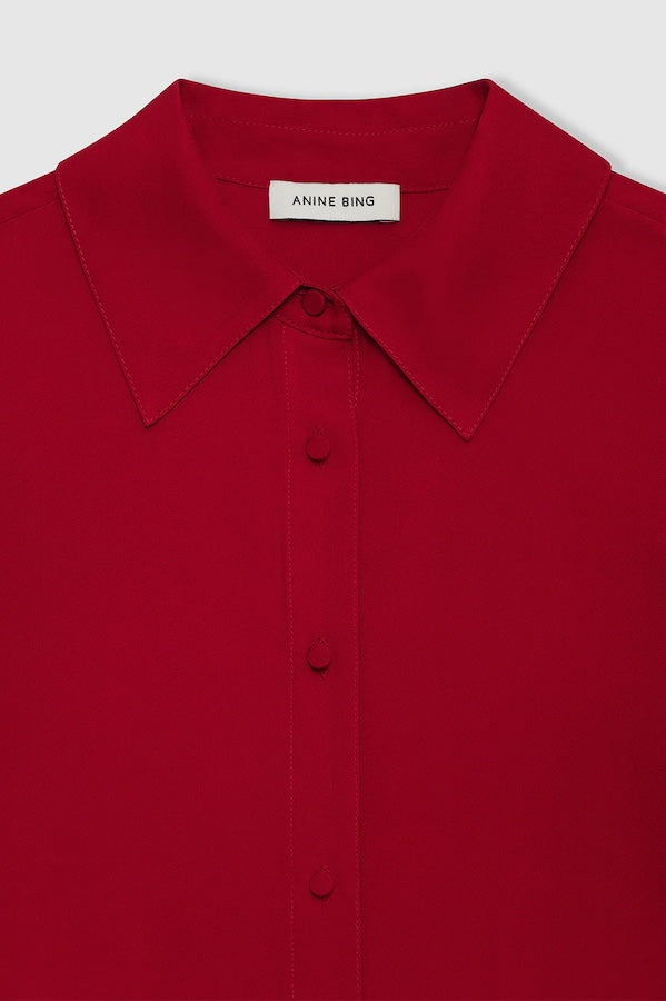 BRIDGET SHIRT - SCARLET RED