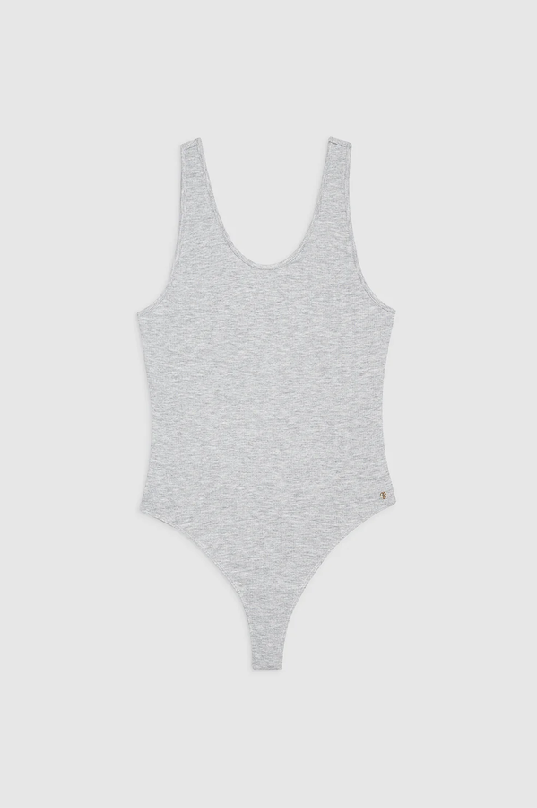 GINNY BODYSUIT - HEATHER GREY
