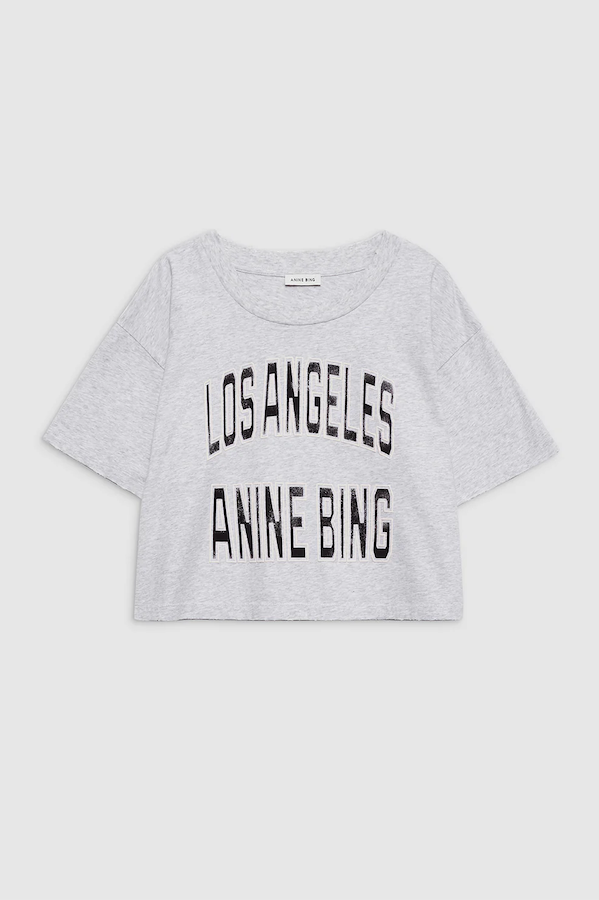 JOHNNY CROPPED TEE - GREY