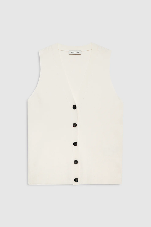 LAWRENCE VEST - IVORY