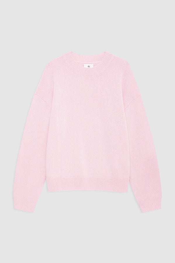 LEE CREW SWEATER - POWDER PINK