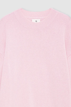 LEE CREW SWEATER - POWDER PINK