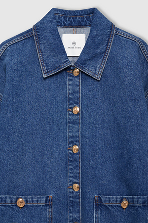 LUCA JACKET - CLEAN INDIGO DENIM