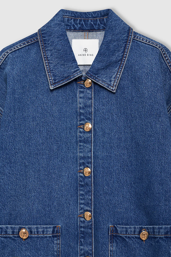 LUCA JACKET - CLEAN INDIGO DENIM