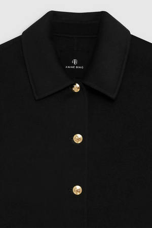 LUCA JACKET - BLACK CASHMERE BLEND