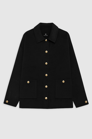 LUCA JACKET - BLACK CASHMERE BLEND