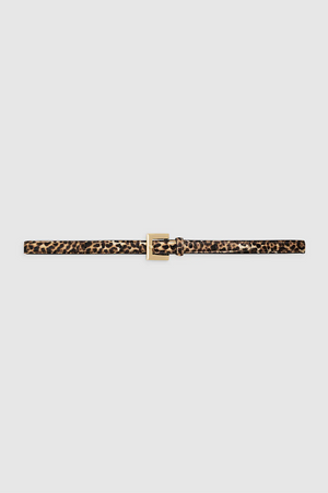 NICOLA BELT - LEOPARD CALF HAIR