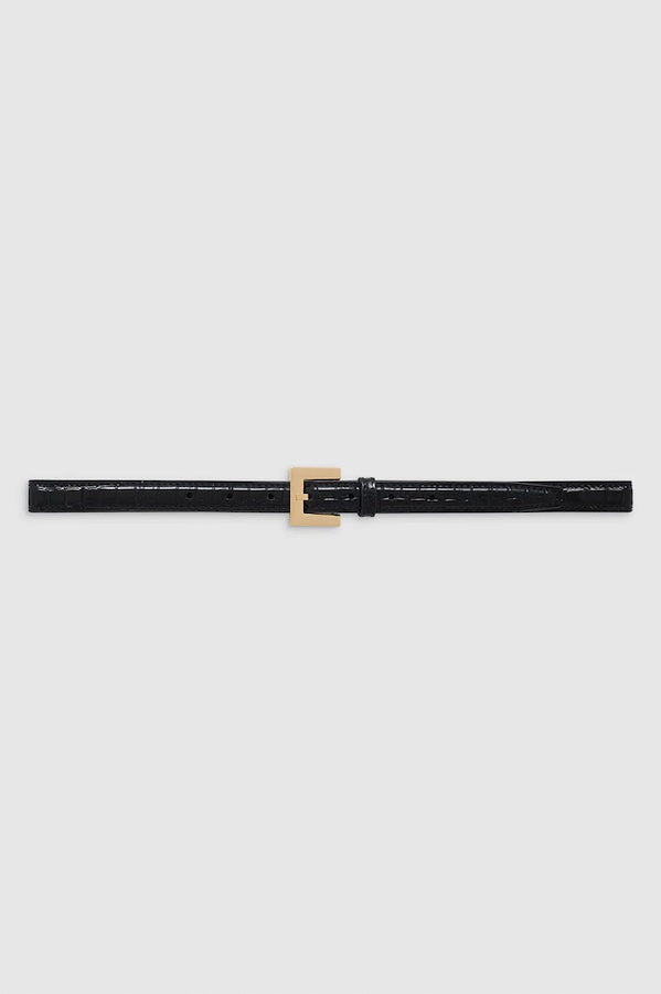 NICOLA BELT - BLACK EMBOSSED