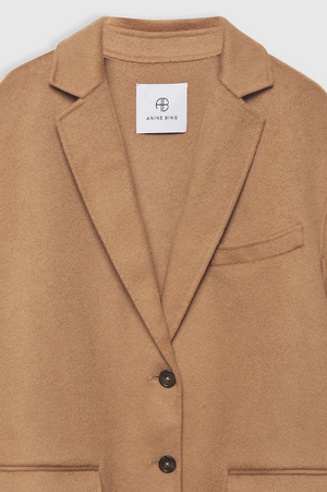 QUINN BLAZER - CAMEL CASHMERE BLEND