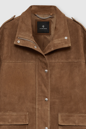 ROUX JACKET - TOBACCO
