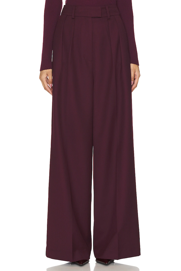 LOU TROUSER - BORDEAUX