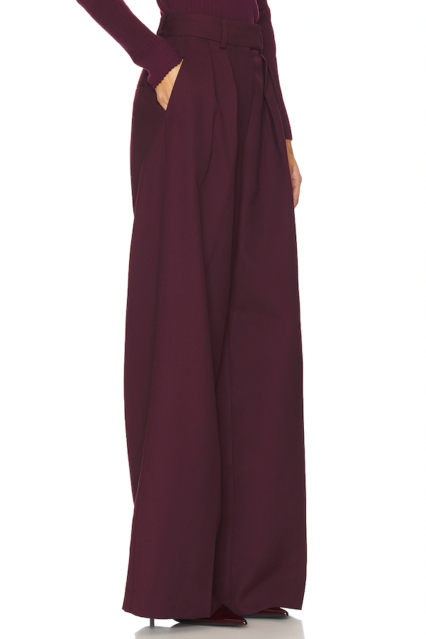 LOU TROUSER - BORDEAUX