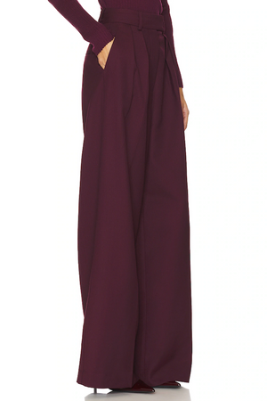 LOU TROUSER - BORDEAUX
