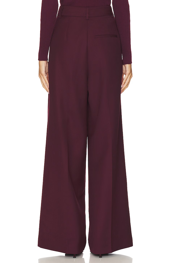 LOU TROUSER - BORDEAUX