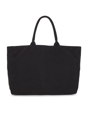 LEO CANVAS TOTE - BLACK