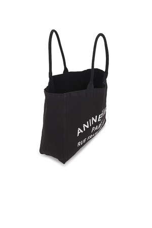 LEO CANVAS TOTE - BLACK