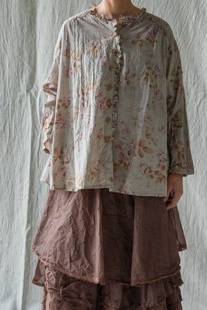 ARI TOP - FLEURS SAUGE COTON