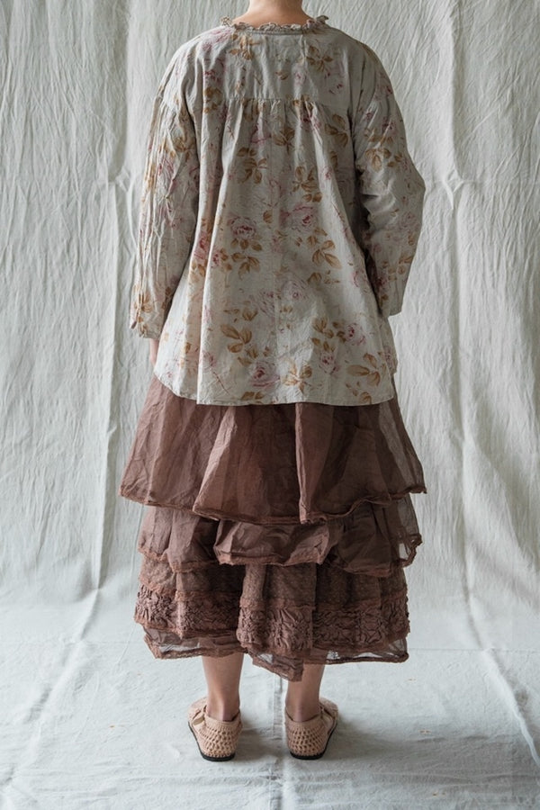 ARI TOP - FLEURS SAUGE COTON
