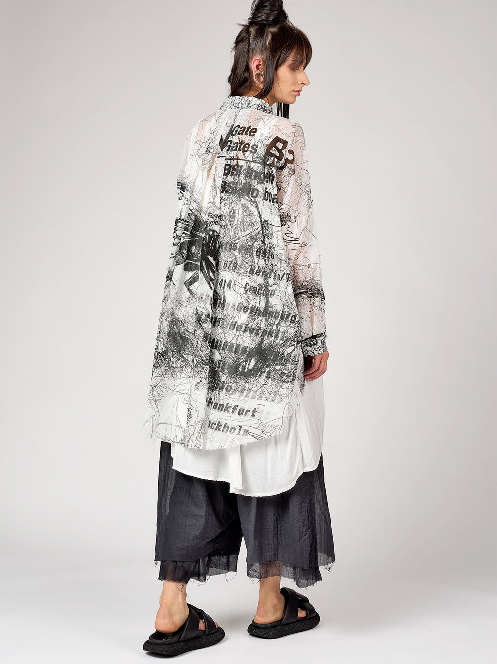 ARTA SHIRT - WHITE ALL OVER PRINT