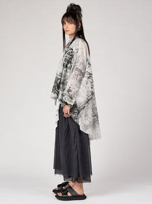 ARTA SHIRT - WHITE ALL OVER PRINT