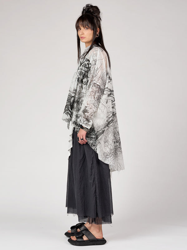 ARTA SHIRT - WHITE ALL OVER PRINT