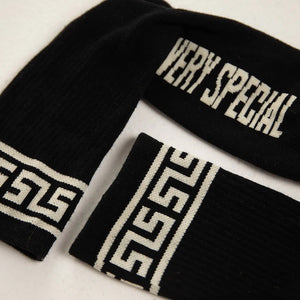 BLACK GEO SOCKS