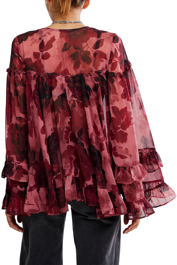 DAY DREAMING BLOUSE - ROSE COMBO