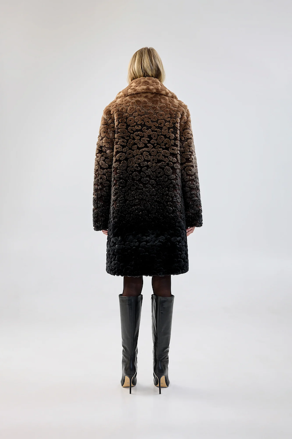 BOHO COAT - OMBRE LEOPARD