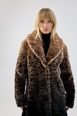 BOHO COAT - OMBRE LEOPARD