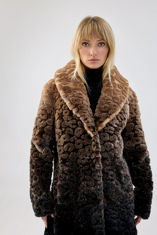 BOHO COAT - OMBRE LEOPARD