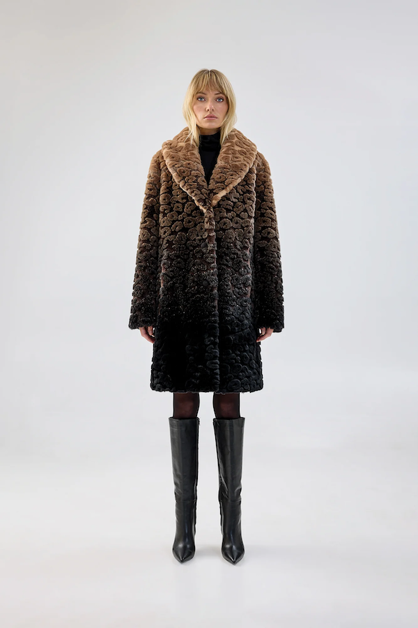 BOHO COAT - OMBRE LEOPARD