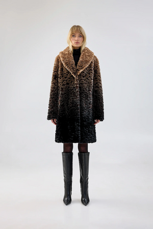 BOHO COAT - OMBRE LEOPARD