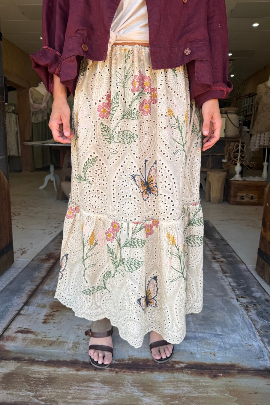 WILD FLOWER ECHO SKIRT