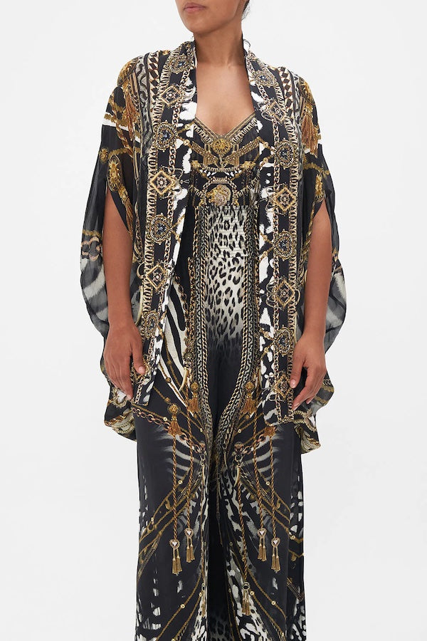 OPEN FRONT CARDI CAPE