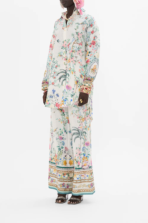 SHIRT TUNIC WITH SIDE BUTTONS