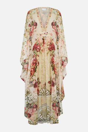 LONG KAFTAN WITH WAIST DETAIL