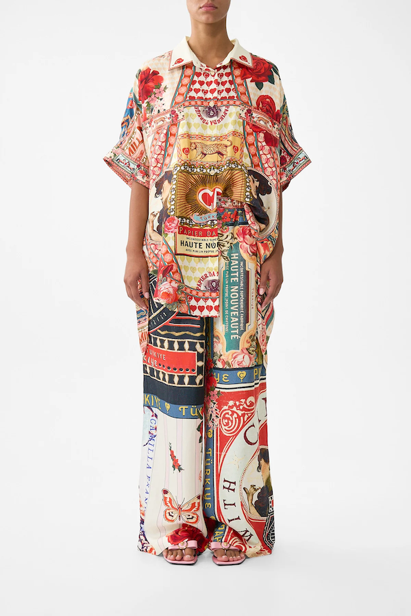 BUTTON FRONT LOUNGE PANT