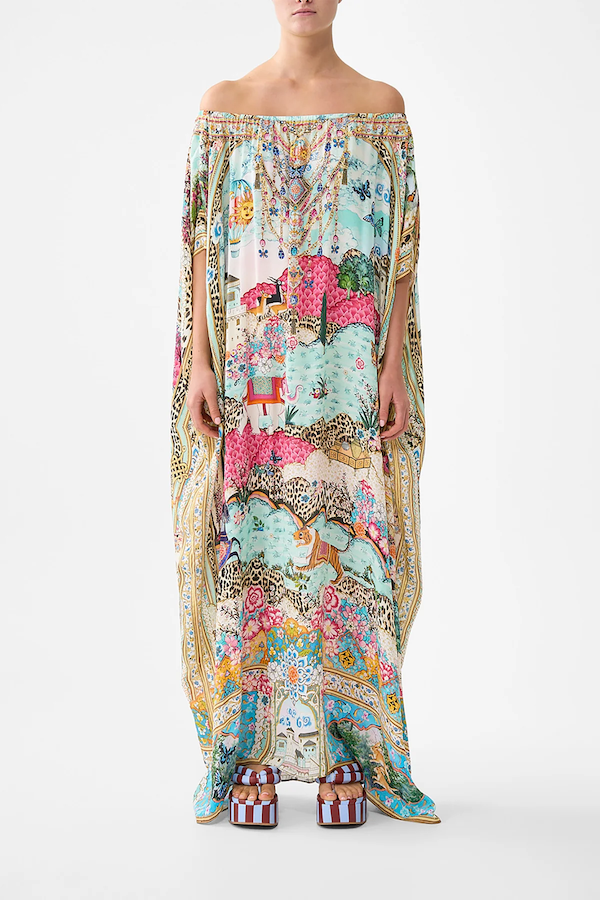 OFF SHOULDER KAFTAN