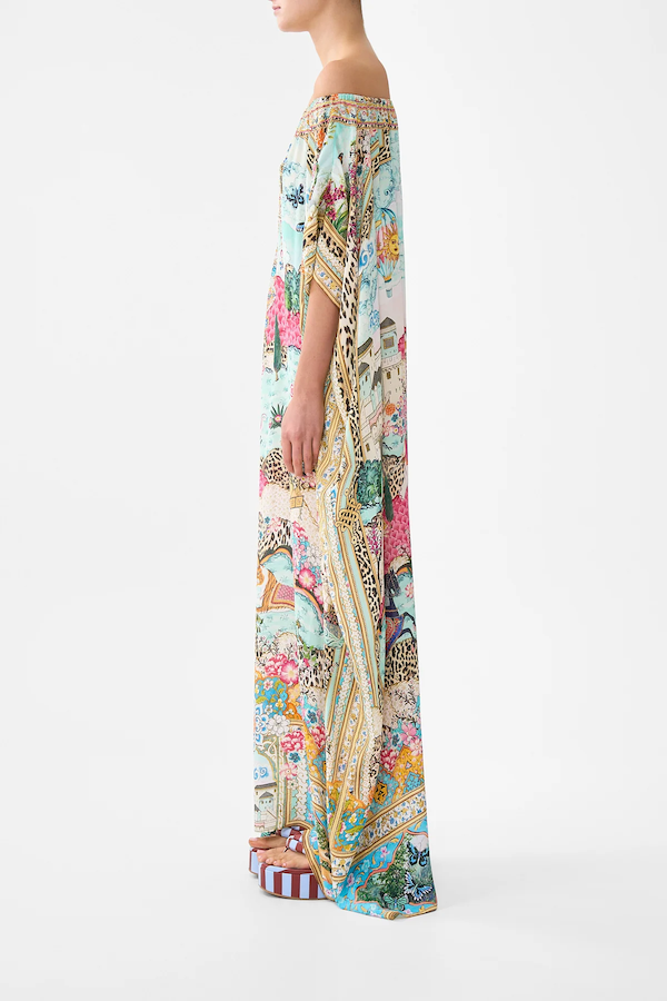 OFF SHOULDER KAFTAN