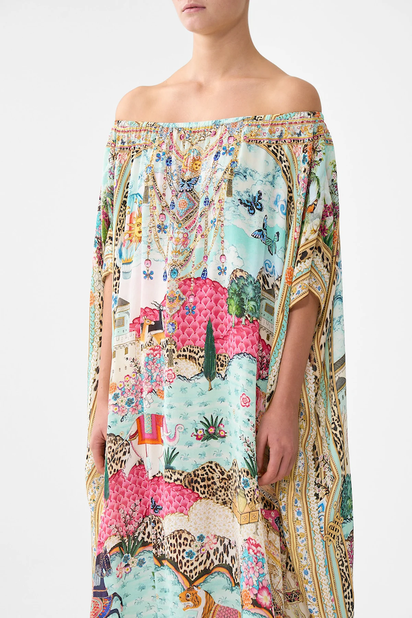 OFF SHOULDER KAFTAN