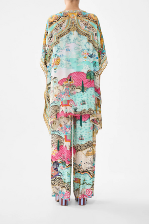 SHORT LACE UP KAFTAN