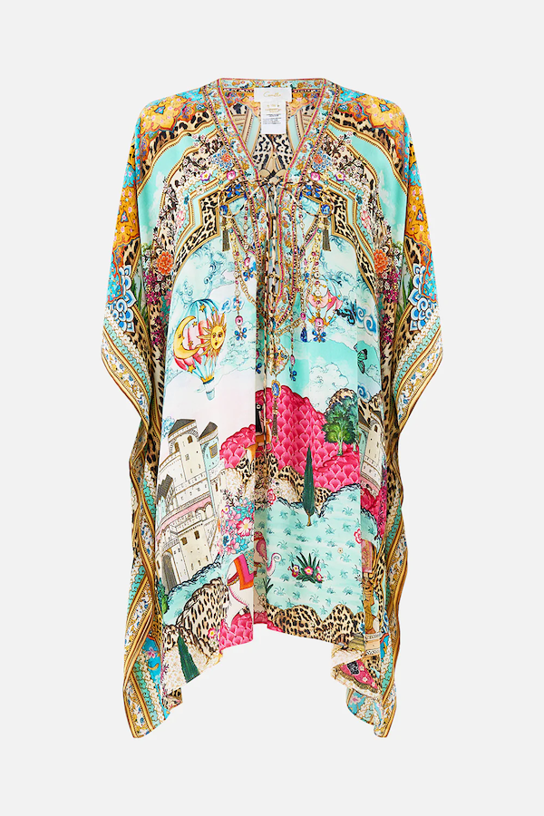 SHORT LACE UP KAFTAN