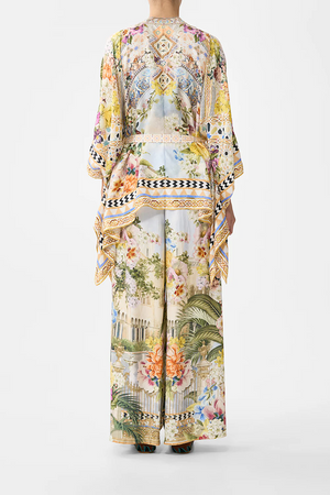 BUTTON THROUGH SCARF BLOUSE