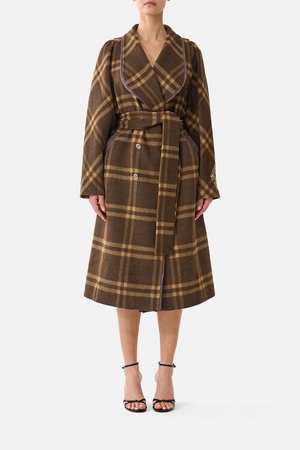 COAT WITH VEST DETAIL