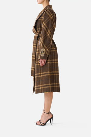 COAT WITH VEST DETAIL