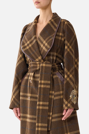 COAT WITH VEST DETAIL