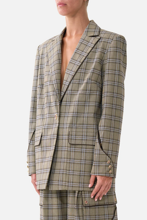 JACKET WITH SLEEVE CUT OUT DETAIL