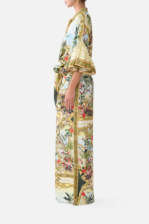 WIDE LEG TROUSER WITH FRONT POCKETS